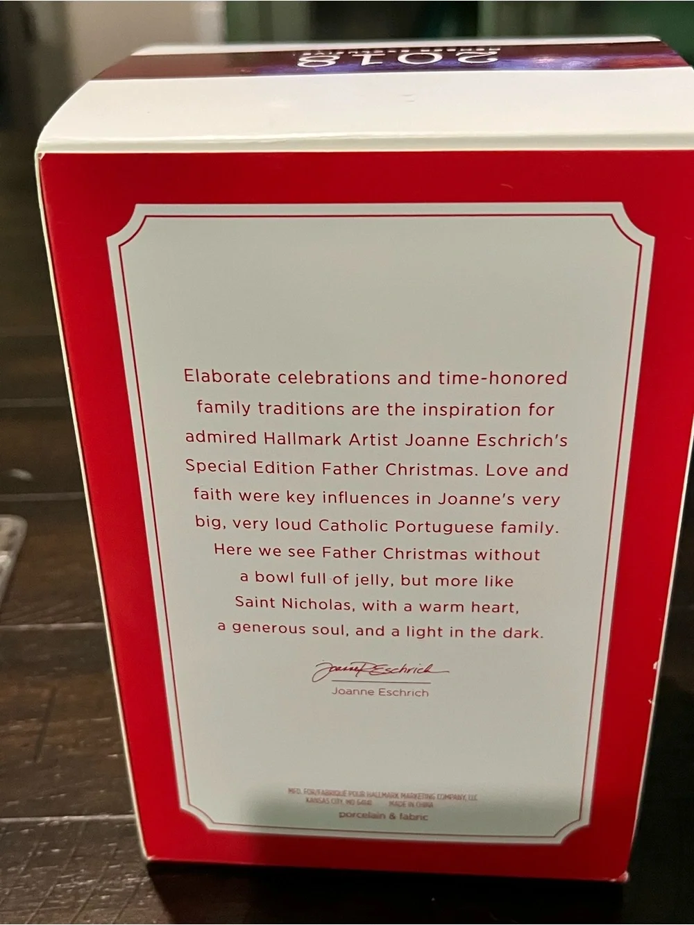 2018 Hallmark Keepsake Ornament FATHER CHRISTMAS Special Member Exclusive